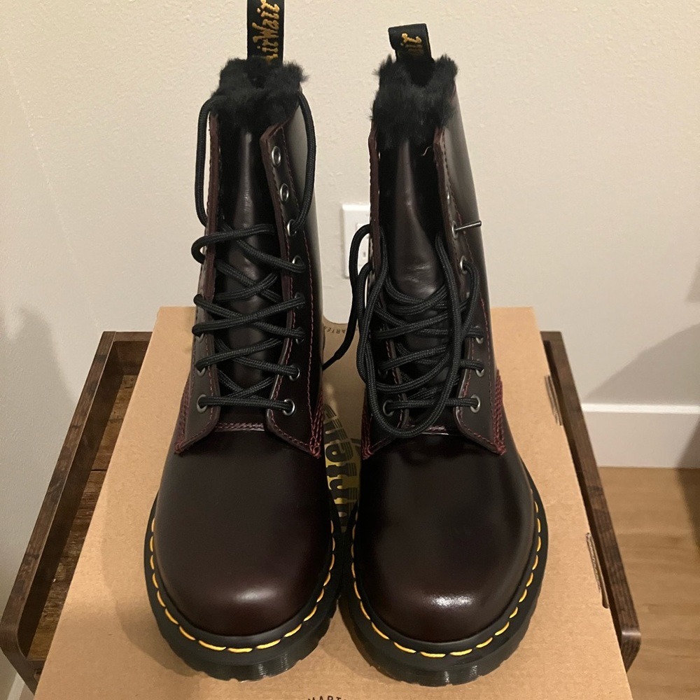 Dr Martens Serena Boots (Oxblood)